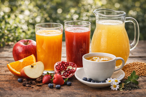 fruchtsaft orangensaft apfelsaft beeren saft frisch premium