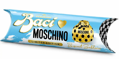 3x Baci Perugina Moschino Biscuit Sublime (3 Stück pro Röhre)