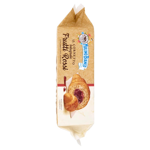 8x Mulino Bianco Cornetti Integrali frutti rossi Kuchen roten Früchte Vollkorn Original italienisch 300gr