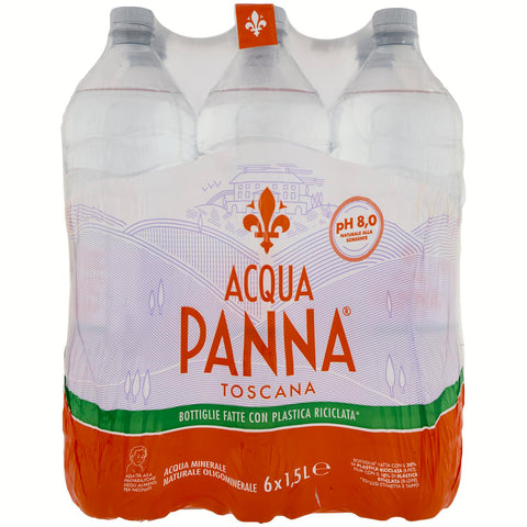 Acqua Panna acqua minerale naturale lt. 1.5 confezione da 6 bottiglie 1x9270g Original italienisch Getränk