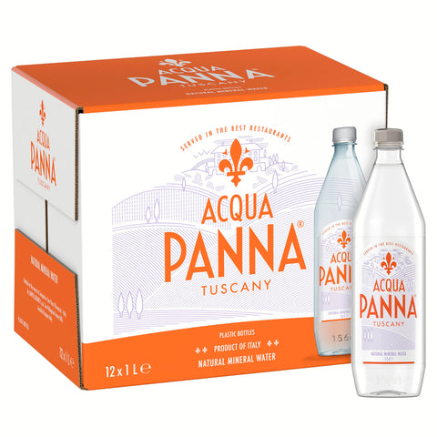 Acqua Panna Natürliches Mineralwasser 12x1 l italienisch Original