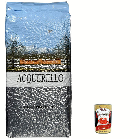 Acquerello Carnaroli Risotto Reis 1 Jahr gealtert 2 VAKUUM 5 kg italienisch Original + kostenlos polpa 400 g