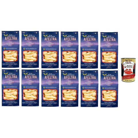 Afeltra Pasta Reiswaffeln Afeltra Pasta di Gragnano I.G.P Conchiglione I.G.P. Grießnudeln 12x500 g italienisch Original + kostenlos polpa 400 g 8032804040014