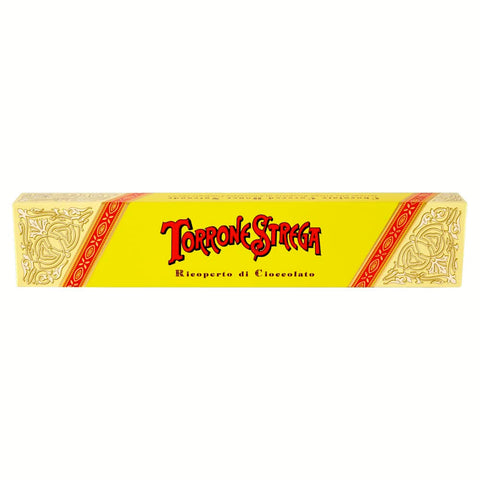 Alberti Torrone Alberti Strega Torrone ricoperto di cioccolato fondente Nougat mit dunkler Schokolade überzogen Glutenfrei 150g italienisch Original