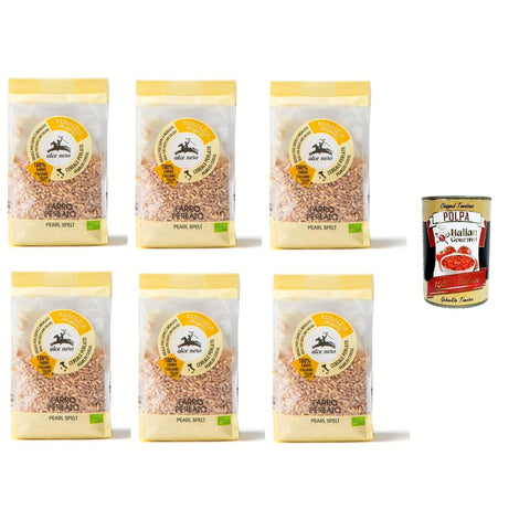 Alce Nero Farro Bio Perlkern*. *Biologisch 6x400g Original italienisch