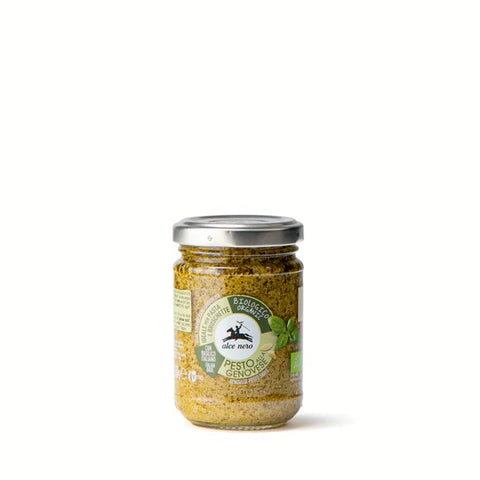 Alce Nero 130 g Pesto Genovese 3 x Original italienisch