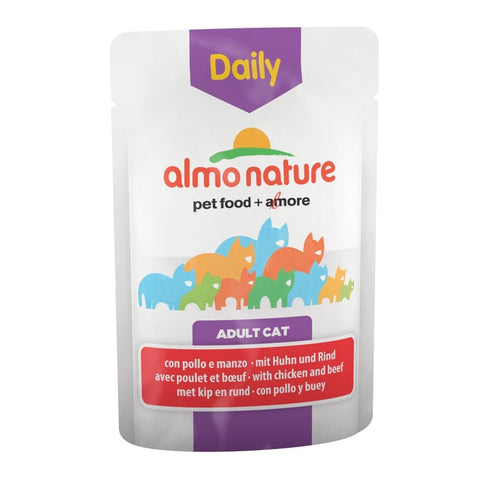 almo nature Daily Menu Huhn & Rind 1x70g Original italienisch Nassfutter