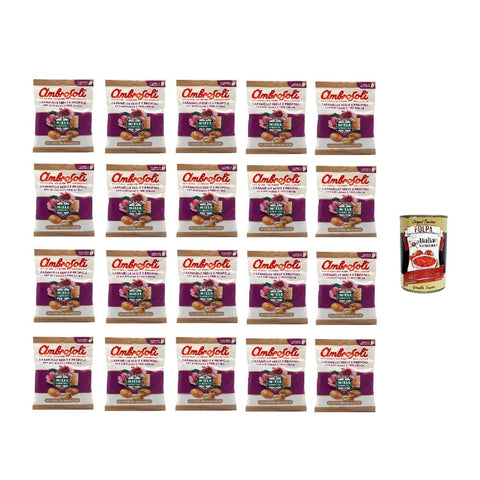 Ambrosoli Frucht- & Kräuterbonbons Ambrosoli Caramelle Miele e Propoli 90g, Honig - Propolis - Bonbons 20x90g inkl. Italian Gourmet polpa 400gr Original italienisch 8032804040014