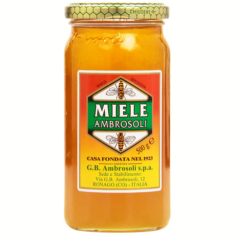 Ambrosoli Miele Millefiori Orangenblüten Honig aus Italien Familiengröße 3x500g Original italienisch Aufstrich
