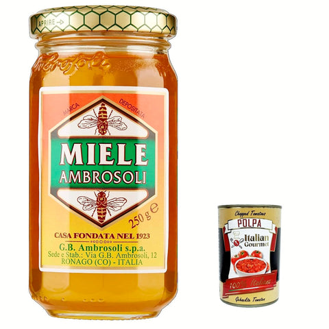Ambrosoli Miscela Di Miele Di Fiori MILLEFIORI, Millefiori Blumenhonig Mischung 250 G italienisch Original