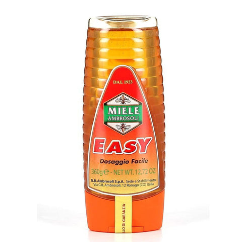 Ambrosoli Easy Dosaggio Facile Miele di Fiori Blüten Honig Mischung Squeeze Wildblumenhonig Honig 360g italienisch Original