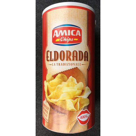 Amica Chips Eldorada Classica Chips Kartoffelchips gesalzen Kartoffel 400 g 3x italienisch Original