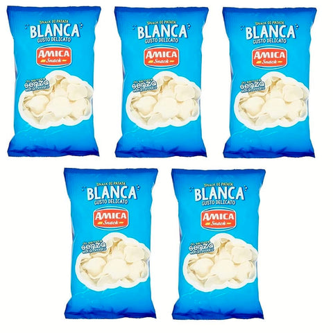 Amica Chips Chips Amica Chips Blanca Patatine Kartoffel Snack 160g 5x Original italienisch 8008714002824