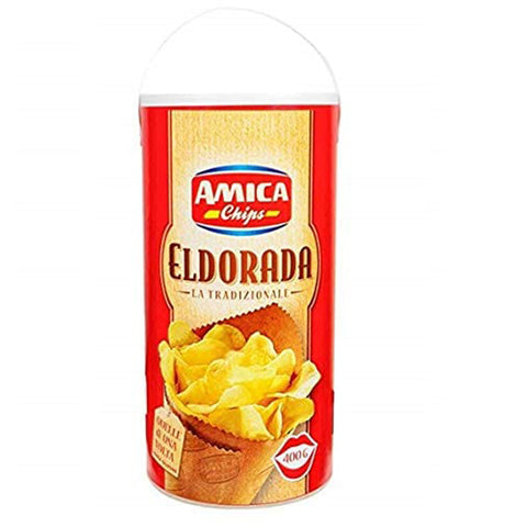 Amica Chips Eldorada Classica Chips Kartoffelchips gesalzen Kartoffel 400 g italienisch Original