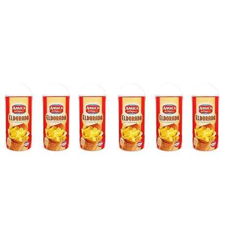 Amica Chips Chips Amica Chips Eldorada Classica Chips Kartoffelchips gesalzen Kartoffel 6x 400g italienisch Original 8008714000721