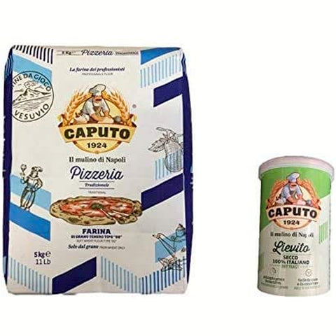 Antico Molino Napoli Brot Antico Molino Napoli Mehl Pizzeria Caputo Kg. 5 Original italienisch inkl. 100 g Trockenhefe - Mulino Caputo - Biete 3 Kits an 19321378736