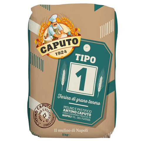 Antimo Caputo Brot Antimo Caputo Caputo Weichweizengrieß "tipo 1" Molino Caputo 5 kg Brot italienisch Original 8014601014634