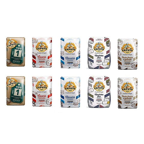 Antimo Caputo Testpaket Molino Caputo Farina per Pizza Pizzamehl Pizza Mehl ( 10x1 kg ) italienisch Original