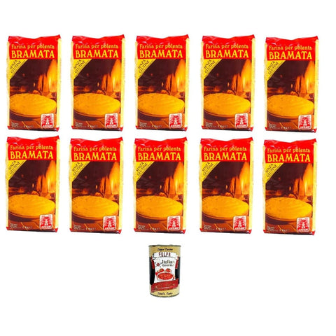 Ardani- Farina Koch- & Backzutaten Ardani- Farina per Polenta Bramata Mehl für Polenta Bramata 10x1kg Original italienisch inkl. Italian Gourmet Polpa 400g 8032804040014