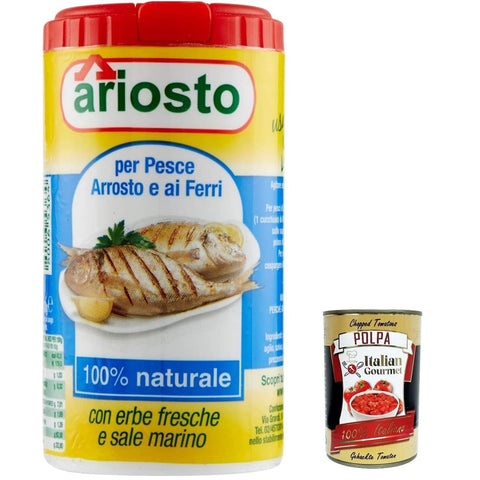 ariosto Gewürzmischungen ariosto Gewürz für gebratenen und gegrillten Fisch, 80g 12x Original italienisch inkl. Italian Gourmet Polpa 400g 80065364