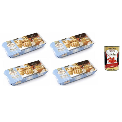 Asolo Dolce Brot & Backwaren Asolo Dolce Melody mit Apfelmarmelade 4x100 gr Brot & Backwaren italienisch Original 8000105000167