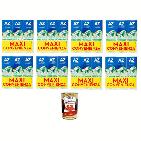AZ Dentifricio Complete Plus Freschezza Delicata Menta Leggera Complete Plus Zahnpasta Zarte Frische Leichte Minze 24x65 ml italienisch Original