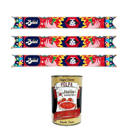 Baci Perugina Praline Baci Perugina BACI TUBE 125 g 3x italienisch Original Pastasauce + kostenlos polpa 400 g 8000300387711