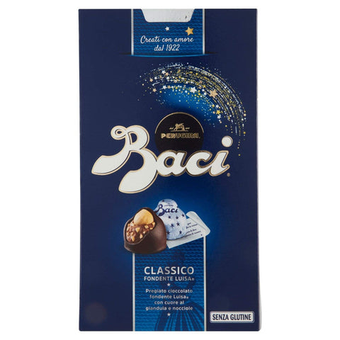 Baci Perugina Pralinen mit dunkler Schokolade und Haselnussfüllung Box 1 Pack ( 1 x 200 g italienisch Original