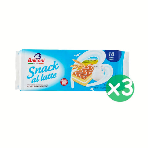 Balconi Kekse Balconi snack al latte 280g Kuchen mit Milch italienisch brioche kekse 3x Original italienisch 8001585001101