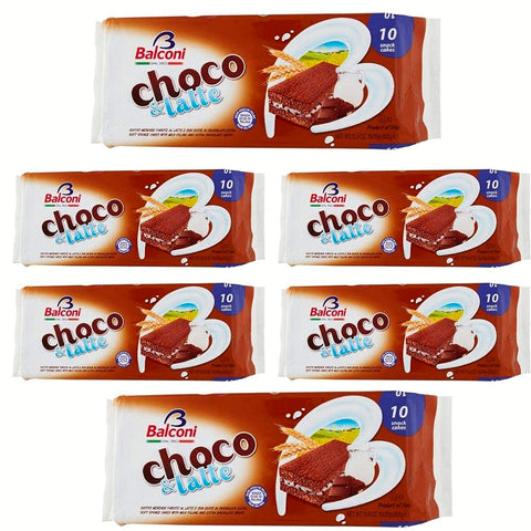 Balconi Merende ChocoLatte Stracciatella 6 Pezzi Da 350 Gr Riegel italienisch Original