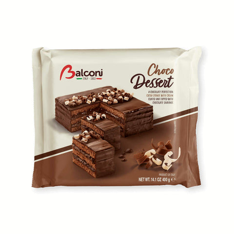 Balconi choko dessert Schoko Torta Schokolade creme kuchen cake 3x400g Original italienisch Gebäck