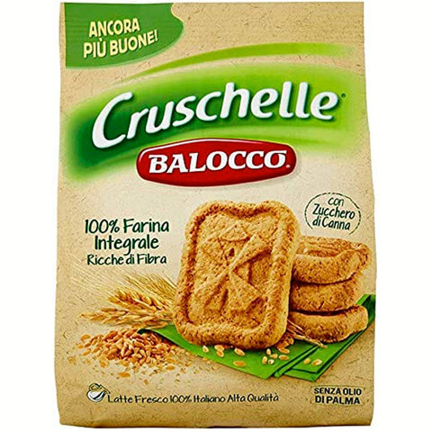 Balocco Cruschelle Biscotti con farina integrale e zucchero di canna Kekse mit Vollkornmehl und braunem Zucker biscuits 3x700g Original italienisch