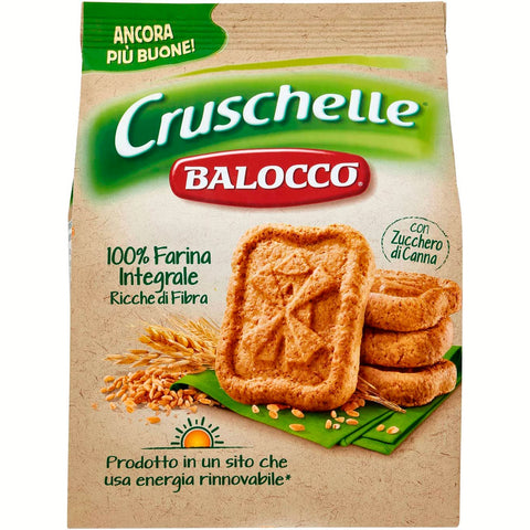 Balocco Cruschelle Biscotti con farina integrale e zucchero di canna Kekse mit Vollkornmehl und braunem Zucker biscuits cookies 100% Italienische Kekse 700 g italienisch Original