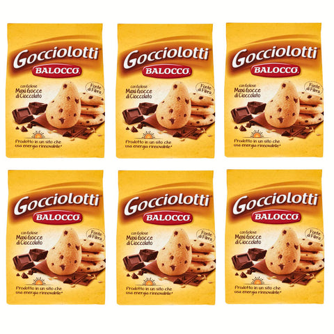 Balocco Gocciolotti kekse mit Schokolade Tropfen biscuits cookies 6x700g Original italienisch