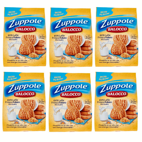 Balocco Zuppole Biscotti con latte fresco italiano e zucchero di canna Kekse mit frischer italienischer Milch und braunem Zucker biscuits cookies 100% Italienische Kekse 700 g italienisch Original