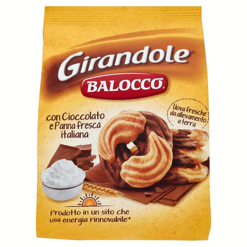 Balocco Girandole kekse mit Schokolade und Sahne 350g biscuits cookies Original italienisch