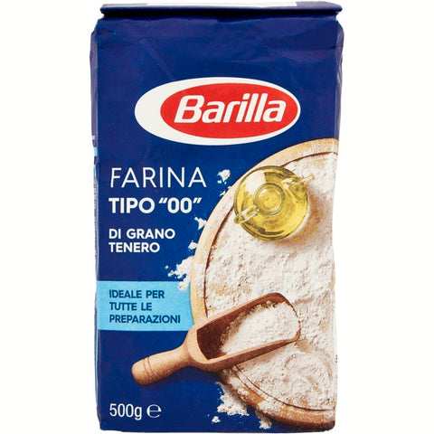 Barilla farina tipo "00" Grano tenero Mehl Weichweizenmehl 500 g 8x italienisch Original