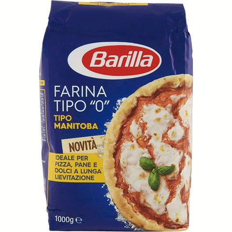 Barilla Farina Barilla Tipo "0" per Pizza Napoli Pizzamehl Pizza Mehl 1 kg 3x italienisch Original