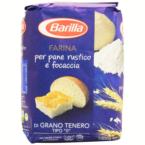Barilla Brot Barilla Farina Tipo "0" per Pizza Napoli Pizzamehl Pizza Mehl 1 kg Brot italienisch Original 8076809539012