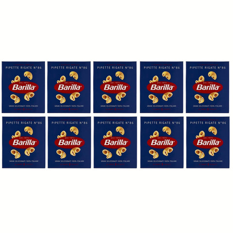 Barilla Pasta Pipette Rigate Nr. 86 Nudeln Pack 10x500g Original italienisch