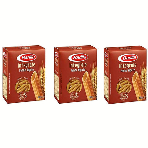 Barilla penne rigate integrali Vollkorn Nudeln 3x 500 g Original italienisch