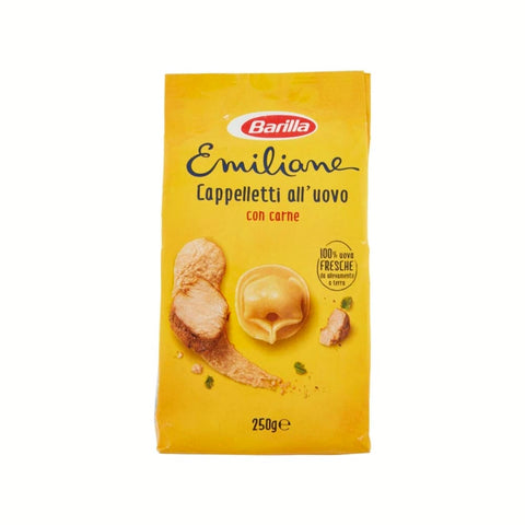 Barilla Internationale Nudeln Barilla Emiliane cappelletti mit Fleisch Nudeln mit ei 250 g Internationale Nudeln italienisch Original 8076809537698