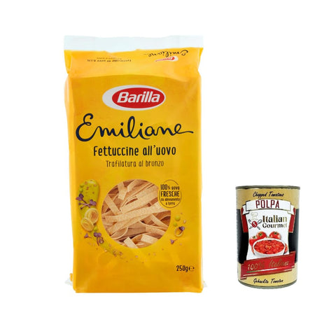 Barilla Internationale Nudeln Barilla Pasta all' Uovo Le Emiliane Fettuccine, Eiernudeln, Pasta mit Ei 250 g Internationale Nudeln italienisch Original 8076809514767