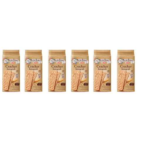 Mulino Bianco Crackers kekse integrali 100% vollkorn Salzgebäck 500g gesalzen 6x Original italienisch