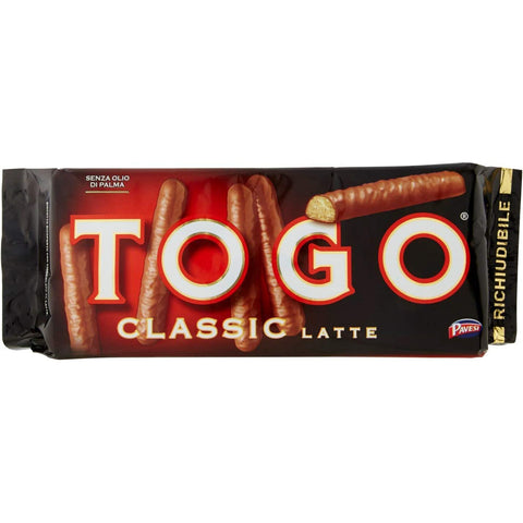 Barilla Pavesi Togo Classic al latte schoko riegel Kekse mit milch schokolade kuchen snack 6x 120g italienisch Original