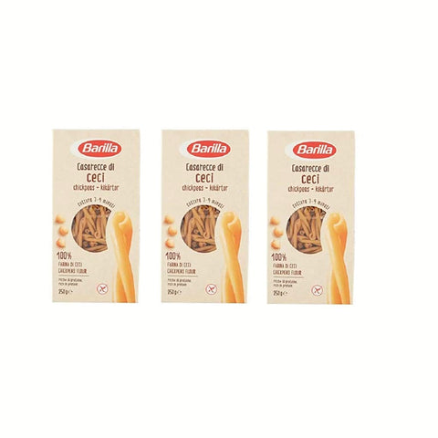 Barilla Kekse Barilla Casarecce di Ceci Senza Glutine Casarecce von Kichererbsen ohne Gluten 250 g Kekse italienisch Original 8076809575157