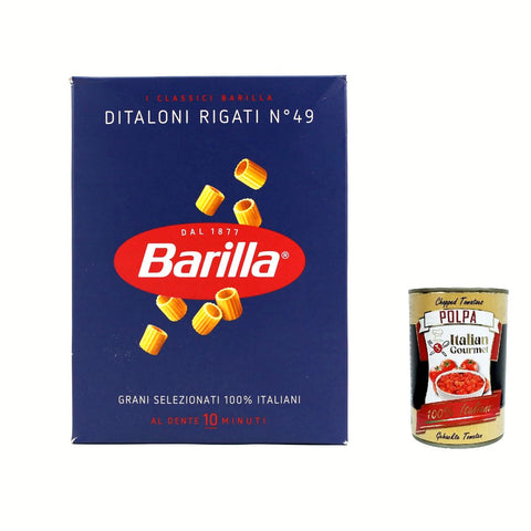 Barilla Pasta Ditaloni rigati Nr. 49 italienisch Nudeln 500 g pack Kurze Pasta Original