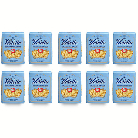 Voiello Il Gran Fusillo n°180 Pasta 100% Italienischer Weizen Bronze Zeichnung 10x500g Original italienisch