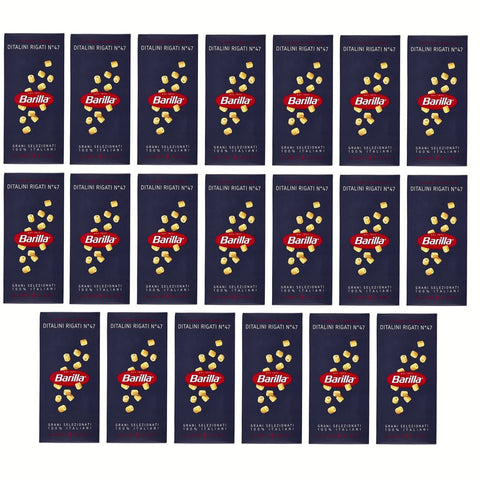 Barilla Pasta Ditalini Rigati N° 47 kurze Pasta 500g pack 100% italienisch 20x Original italienisch