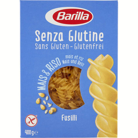 Barilla Pasta Fusilli glutenfrei aus Reis und Mais, 14er Pack 14x400g Original italienisch